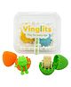 Vinglits Mystery Eggs  3D Printed Animal Fidget Toys, Collectible Fidget Toys, Farm, Wild, Aqua, Bug, and Fantasy Themes, Fun for Kids & Gifting (Fantasy Shelf, Pack of 2)