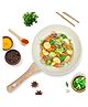 Solara Belmont Ceramic 24 cm Fry Pan Non Stick | Omelette Pan |Induction & Gas Friendly | Fish Pan - Ivory