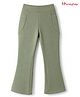 Honeyhap Premium Cotton Mix Knit Full Length Jeggings with Bio Finish in Green