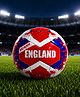 32 Panel Country Colour Football Size 5 - England | Ideal for Training, Match Play & Practice | Official Size