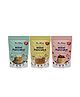 ME & MILLETS Millet Pancake Mix Caramel Vanilla Banana and Raspberry Flavor No Maida Eggless Vegetarian - 150 g Pack of 3