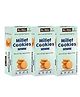 ME & MILLETS Ragi Twist Millet Cookies Protein and Fiber Rich Biscuits Tea Time Snack Jain Friendly - 75 g Pack of 3