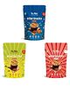 ME & MILLETS Ragi Chips Combo Masala Spicy Pudina and Peri Peri Multi Millet Snack No Maida Source of Protein and Fiber - 80 g Pack of 3