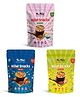 ME & MILLETS Assorted Millet Snacks Ragi Chips Crunchy Cream Masala and Spicy Pudina - 80 g Pack of 3
