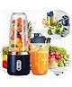 YAMAMA Portable Juicer Blender & Fruit Mixer For Smoothies & Juices, 6 Blades 3 Gears Mini Juicer Blender, Electric Fruits Juicer With 1200 mAh Rechargeable Battery Smoothie Blender - Color May Vary