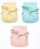 Cocoon Care Bamboo Cotton Knit Printed Baby Nappies Pack of 3 Multicolor