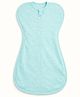 Cocoon Care Bamboo Cotton Knit Solid Arms Up Swaddle Sleeping Pod for Baby - Blue