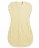 Cocoon Care Bamboo Cotton Knit Solid Arms Up Swaddle Sleeping Pod for Baby - Yellow