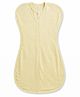 Cocoon Care Bamboo Cotton Knit Solid Arms Up Swaddle Sleeping Pod for Baby - Yellow