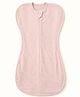 Cocoon Care Bamboo Cotton Knit Solid Arms Up Swaddle Sleeping Pod for Baby - Pink