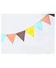 Masilo Organic Cotton Triangle Bunting, Perfect for decoration, For Baby's/Kids Bedroom, Beautifully Crafted - Multicolour