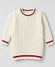 Honeyhap Premium 100% Knit Pullover With Bio Finish - White