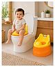 Kritiu Detachable Potty Bowl,2-in-1 Potty Training Seat for 9+Months Child,Suitable for Boys & Girls (Yellow & Orange)
