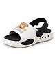 Chiu Bear Printed Slingback Sandals - Black