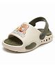 Chiu Bear Printed Slingback Sandals - Green