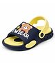 Chiu Bear Printed Slingback Sandals - Yellow