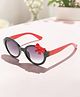 Stol'n Bow Applique Detailed UV Protected Sunglasses - Black