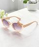 Stol'n Bow Applique Detailed UV Protected Sunglasses - Brown
