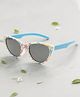 Stol'n Floral Printed UV Protected Sunglasses - Blue