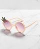 Stol'n Crown Applique Detailed UV Protected Sunglasses -  Cream
