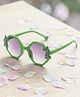 Stol'n Dinosaur Applique Detailed UV Protected Sunglasses - Green