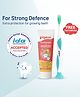 Pigeon Toothpaste For Children Fruit Punch With Free Kids Toothbrush - Blue & 45 g