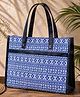 Yunicorn Max Traditional Ethnic Print Tote Bag with Jaipuri Print Shopping Bag/ Canvas Utility Tote / Travel Organizer/ Girls Bag/ Women Tote Bag- Colour may vary