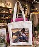 Yunicorn Max Illustrated Canvas Tote Bag/ IllustratedBags/ Girls Purse/ Women Carry Bag/ Stylish Tote - Color may vary