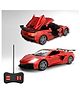 Sumairu Toys Convertible Remote Control Car with Rechargeable Battery, Openable Roof & Doors, Type-C Charging -Candy Red Metallic Glossy