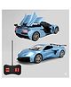 Sumairu Toys Convertible Remote Control Car with Rechargeable Battery, Openable Roof & Doors, Type-C Charging - Blue Metallic Matte