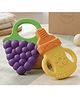 Ortis Silicone Teether For Baby - Blue & Yellow