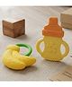 Ortis Silicone Teether For Baby - Yellow