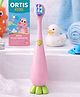 Ortis Kids Toothbrush with Soft Silicone Head - Pink