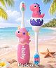 Ortis Kids Toothbrush with Soft Silicone Head -  (Pack of 2) Pink