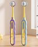 Ortis Kids Toothbrush with Soft Silicone Head - Purple & Blue