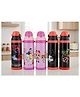 SCHOOLISH Animated Water Bottle, Sipper Bottle, Stainless Steel, Straw Bottle - PACK OF 1 750 ml - COLOR MAY VARY