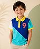 Cherry Crumble By Nitt Hyman Cotton Blend Knits Half Sleeves Colour Blocked Tee - Multi Colour