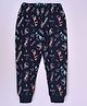 HRIT Cotton Knit Skateboards Printed Pajamas - Blue