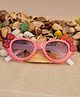 DukieKooky Polka Dots & Bow Designed UV Protected Cat Eye Sunglasses - Pink