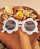DukieKooky Kids UV Protected Flower Round Sunglasses - White
