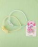DukieKooky Bow Floral & Cartoon Applique Detailed Hair Accessories Set - Yellow & Blue