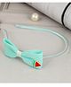 Little Palz Bow & Watermelon Applique Detailed Hair Band - Blue
