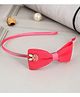 Little Palz Bow & Bunny Applique Detailed Hair Band -Pink
