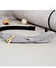 Little Palz Bow & Love Text Applique Detailed Hair Band - Grey