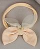 Little Palz Bow Applique Detailed Rubber Band - Cream