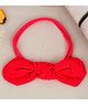 Little Palz Solid Bow Applique Detailed Rubber Band - Pink
