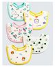 Little Surprise Box, 5PCS Set Woodland assorted Print Soft Muslin Adjustable Button Closure set