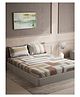 DDecor Souvenir Collection 100% Cotton Abstract 145TC Super King Flat Bedsheet with 2 Pillow Covers - Brown