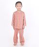 BREATHABLES Cotton Woven Full Sleeves StripesKurta & Pyjama Multi