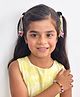 Lime By Manika Smiley Beads Embellished Hair Accessory Combo Set - Multi Colour